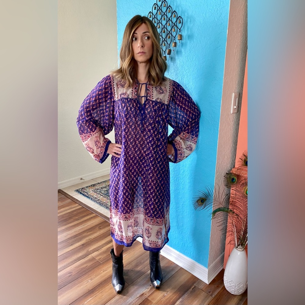 Vintage ‘Oh! Calcutta’ Indian Cotton Dress